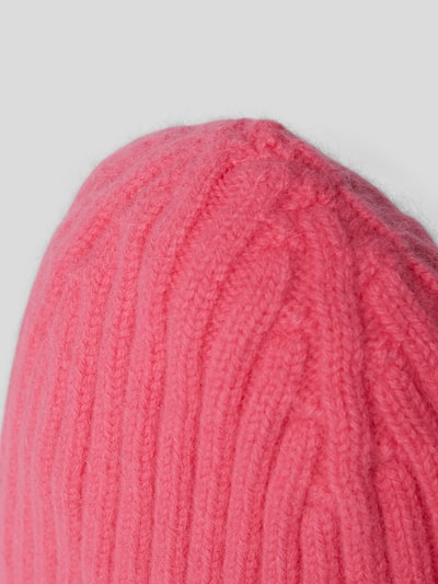 Le Bonnet Beanie in Grobstrick-Optik Neon Pink 3