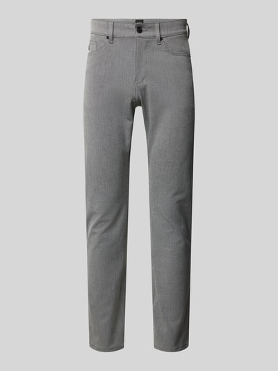 BOSS Slim fit chino in 5-pocketmodel, model 'Delaware' Zwart - 2