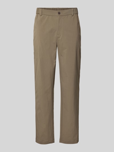 Selected Homme Regular Fit Anzughose mit Gürtelschlaufen Modell 'HALLS' Oliv 2