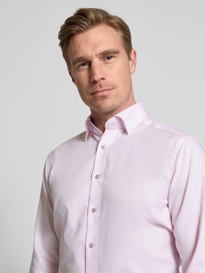 OLYMP Regular Fit Business-Hemd mit Under-Button-Down-Kragen Rose 3