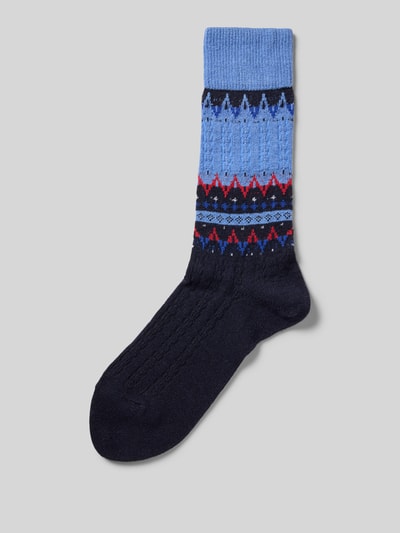 Falke Sokken met kasjmier Aquablauw - 1