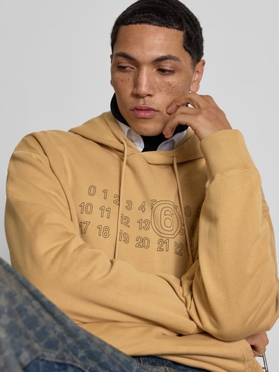MM6 Maison Margiela Hoodie mit Kapuze Camel 3