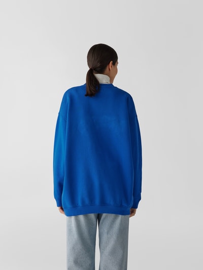 Anine Bing Oversized Sweatshirt mit Label-Detail Blau 5