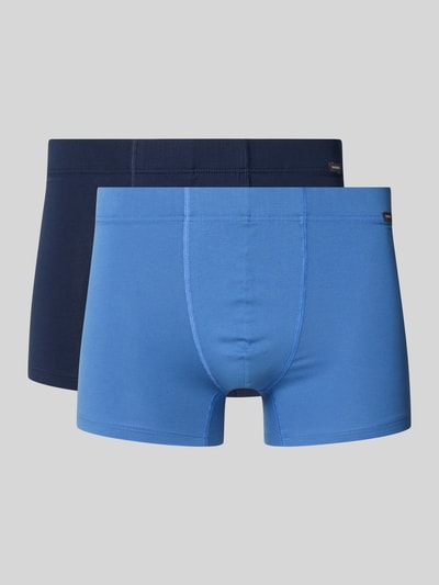 Hanro Boxershort met labelpatch in een set van 2 stuks Marineblauw - 1