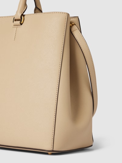 Lauren Ralph Lauren Handtasche mit Label-Applikation Modell 'HANNA' Sand 3