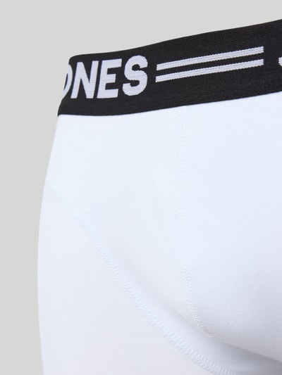 Jack & Jones Obcisłe bokserki z elastycznym paskiem z logo w zestawie 3 szt. Biały 2