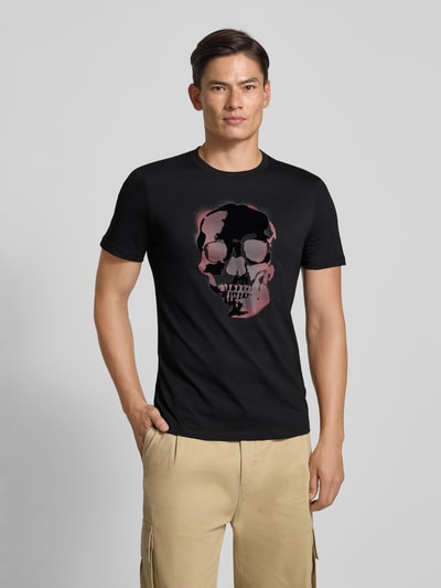 Antony Morato T-shirt met motiefprint Zwart - 4