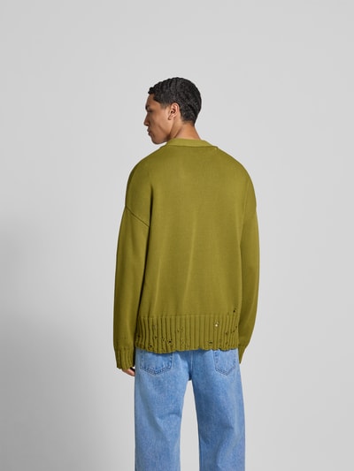 Marni Jacke in Strick-Optik im Used-Look Grass 5