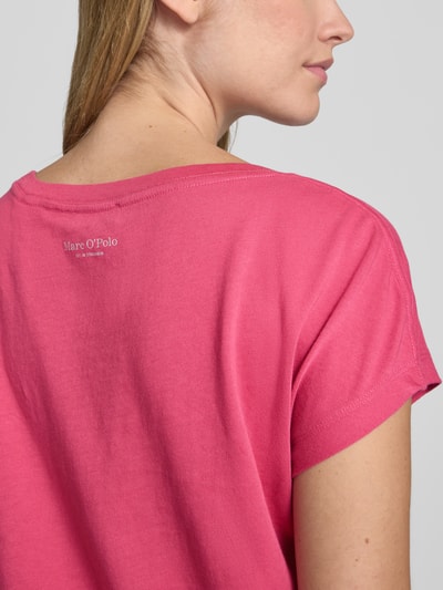 Marc O'Polo Regular Fit T-Shirt aus reiner Baumwolle Pink 3