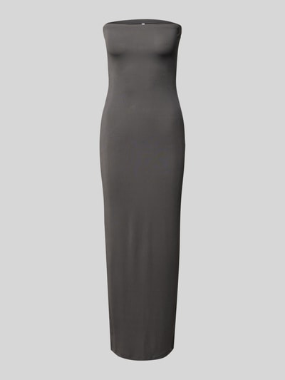 Only Sukienka midi z efektem prążkowania model ‘CLARE’ Antracytowy 2