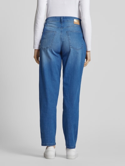 MAC Mom Fit Jeans im 5-Pocket-Design Modell 'Carol' Dunkelblau 5