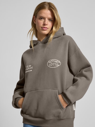 ANOTHER COTTON LAB Oversized Hoodie mit Kapuze Mittelgrau 3