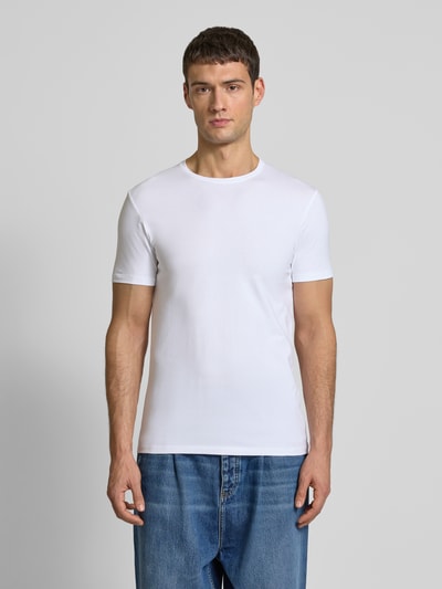 s.Oliver BLACK LABEL T-Shirt mit Rundhalsausschnitt Weiss 4