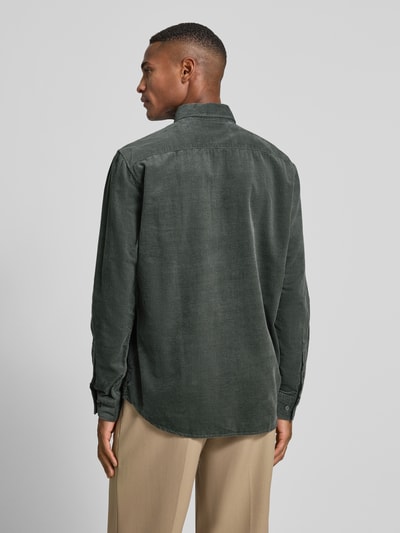 Marc O'Polo Regular Fit Freizeithemd aus reiner Baumwolle Graphit 5