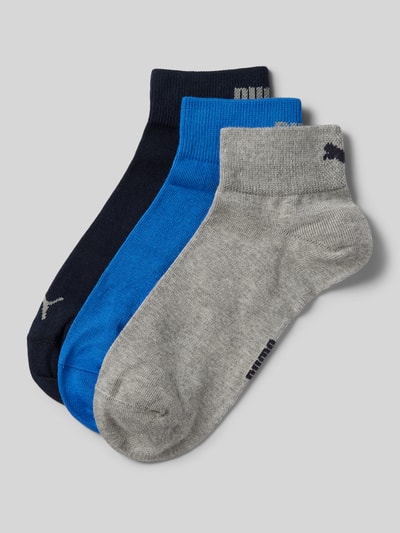 Puma Socken im 3er-Pack mit Logo-Details Modell 'LIFESTYLE QUARTER' Marine 1