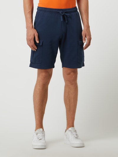 Marc O'Polo Sweatshorts van biologisch katoen  Marineblauw - 4