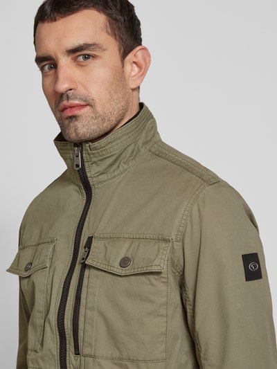 Tom Tailor Regular Fit Feldjacke aus reiner Baumwolle mit aufgesetzten Brusttaschen Oliv 3