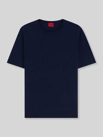 HUGO Regular Fit Pullover aus Schurwoll-Mix Modell 'SESSINAK' Marine 2