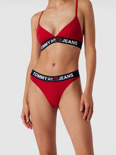 TOMMY HILFIGER String mit Logo-Bund  Rot 1