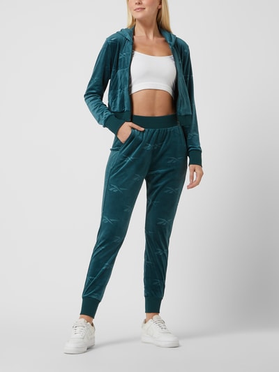 Reebok Active Cropped Sweatjacke aus Nicki  Bottle 1