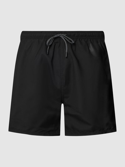 BOSS Badehose mit Label-Stitching Black 2