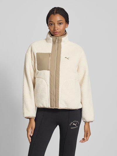 PUMA Aan twee kanten draagbaar sherpa jacket Offwhite - 4