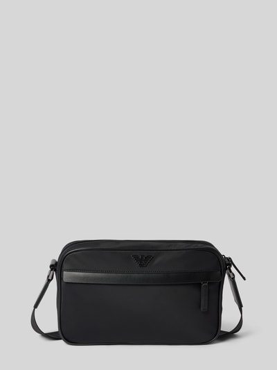 Emporio Armani Umhängetasche mit Label-Applikation Black 2