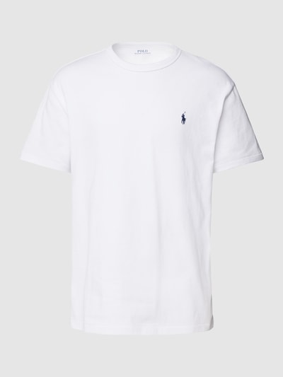 Polo Ralph Lauren T-shirt o kroju classic fit z wyhaftowanym logo Biały 2