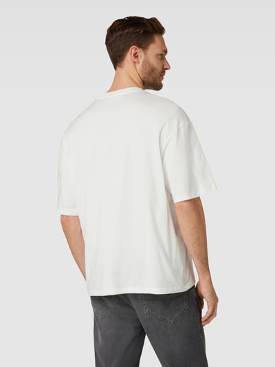 ARMANI EXCHANGE Comfort Fit T-Shirt mit Label-Print Offwhite 5