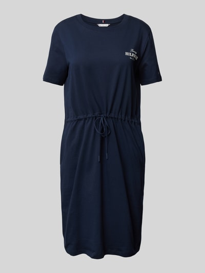 Tommy Hilfiger Oversized Freizeitkleid aus reiner Baumwolle Marine 2