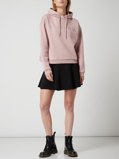 Review Hoodie met oversized schouders Oudroze - 1