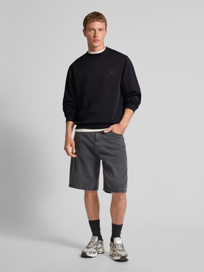 Balr. Sweatshirt met ronde hals en labeldetail Zwart - 1