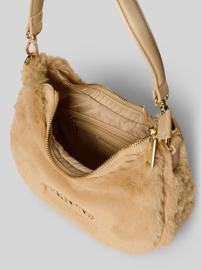 VALENTINO BAGS Handtasche aus Kunstfell Sand 4
