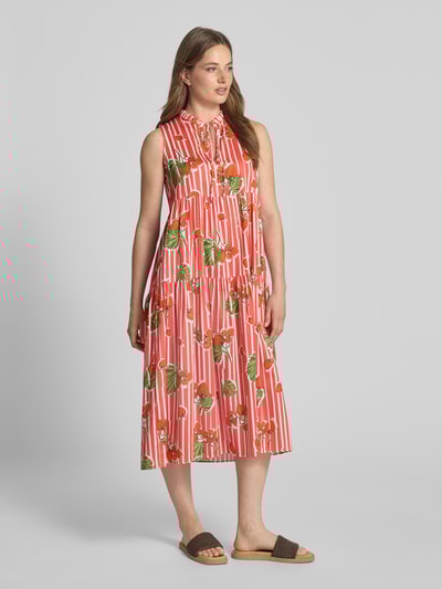 Marc Cain Sukienka midi z efektem stopniowania Koralowy 1