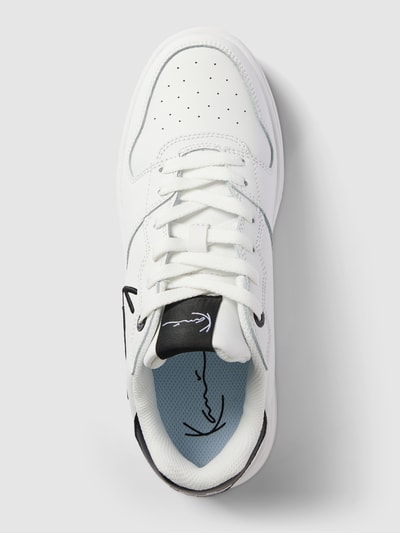 KARL KANI Sneakersy z wyhaftowanym logo model ‘ 9 UP’ Biały 4