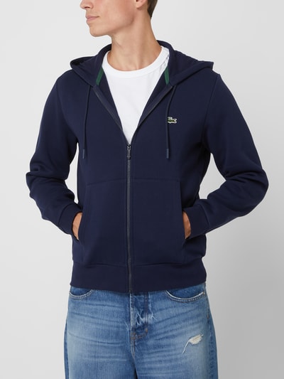 Lacoste Classic fit sweatjack met capuchon Marineblauw - 4