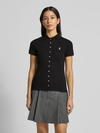 Polo Ralph Lauren Koszulka polo z listwą guzikową Czarny 4