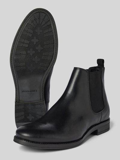 Jack & Jones Chelsea Boots aus Leder Modell 'WARGO' Black 3