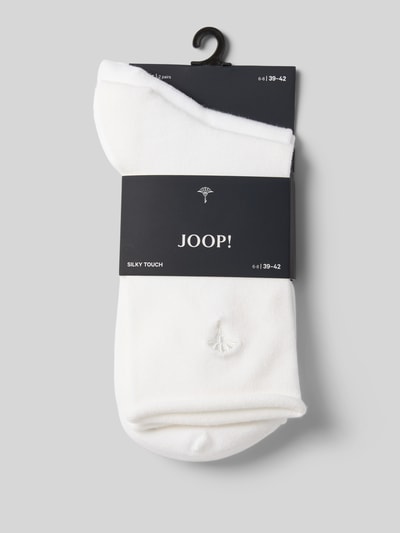 JOOP! Collection Sokken met labelstitching Wit - 3