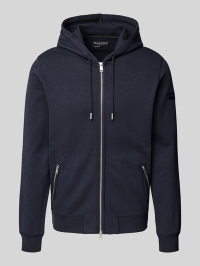 Marc O'Polo Regular Fit Sweatjacke aus reiner Baumwolle Marine 2