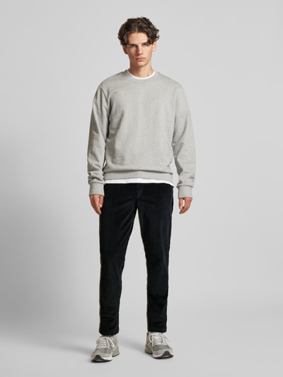 Jack & Jones Spodnie sztruksowe o kroju tapered fit z wpuszczanymi kieszeniami model ‘CORDUROY’ Czarny 1