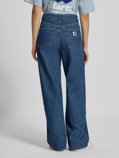 Carhartt Work In Progress Jeansy o szerokim kroju z 5 kieszeniami model ‘Jane’ Niebieski 5