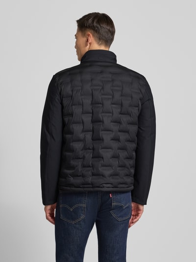 bugatti Gewatteerd jack met opstaande kraag Zwart - 5