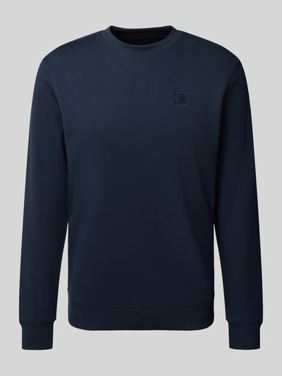 Scotch & Soda Sweatshirt mit gerippten Abschlüssen Marine 2