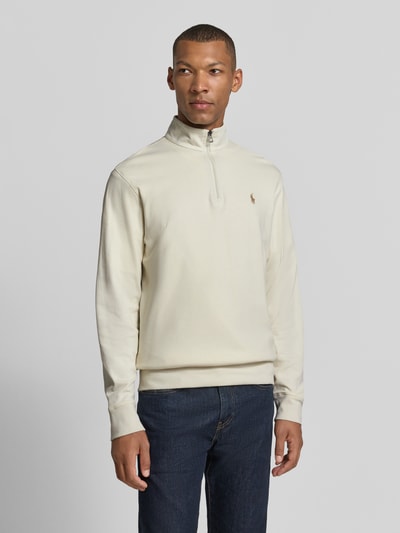Polo Ralph Lauren Regular Fit Sweatshirt aus Baumwoll-Mix Ecru 4