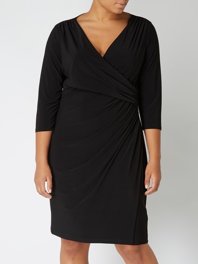 Lauren Ralph Lauren PLUS SIZE - Kleid mit drapierten Falten Black 4