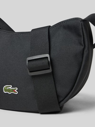 Produktfoto, Umhängetasche mit Reißverschlussfach von Lacoste, efekt: jednolity kolor, zamek błyskawiczny, główna przegroda, naszywka z logo, pasek na ramię