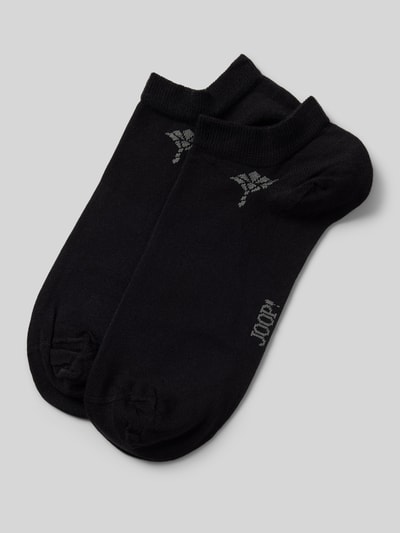 JOOP! Collection Socken mit Label-Print Modell 'Cornflower' Black 1