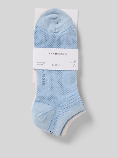 Tommy Hilfiger Sneaker-Socken aus Baumwoll-Mix im 3er-Pack Hellblau 3