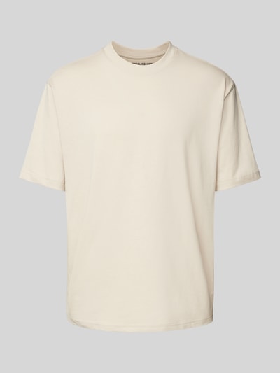 MCNEAL T-Shirt mit geripptem Rundhalsausschnitt Beige 2